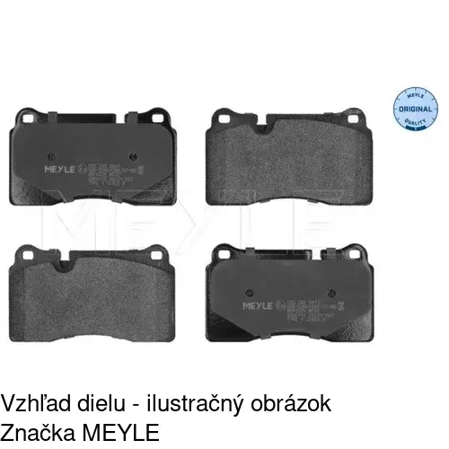 Brzdové dosky POLCAR S70-0491 - obr. 4