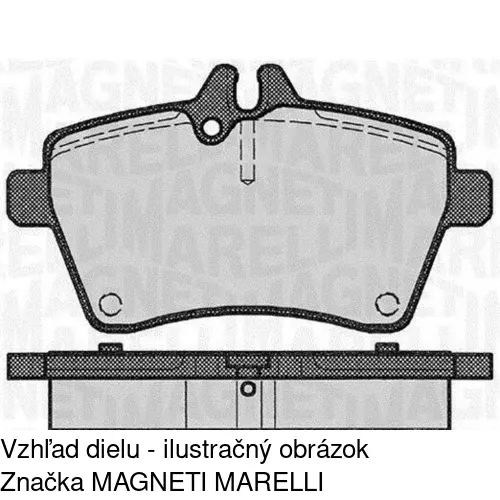 Brzdové dosky POLCAR S70-0496