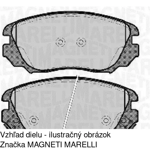 Brzdové dosky POLCAR S70-0506 - obr. 1