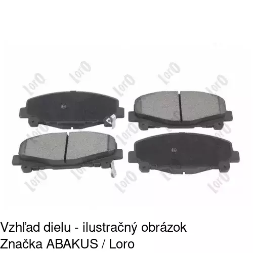 Brzdové dosky POLCAR S70-0544 - obr. 3