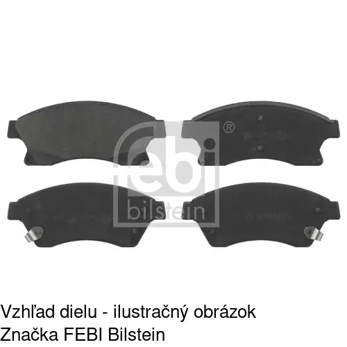 Brzdové dosky POLCAR S70-0545