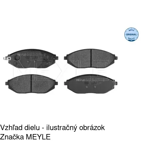 Brzdové dosky POLCAR S70-0563 - obr. 2