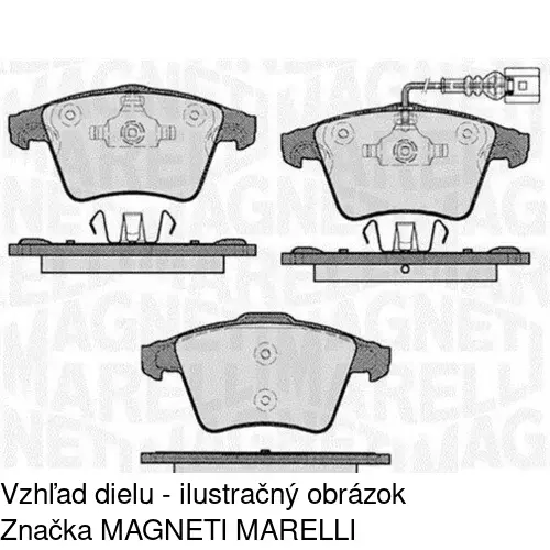 Brzdové dosky POLCAR S70-0586