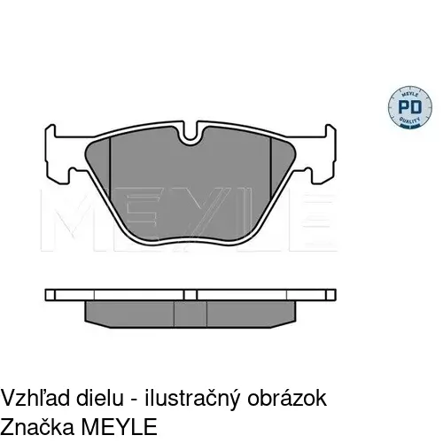 Brzdové dosky POLCAR S70-0587 - obr. 3