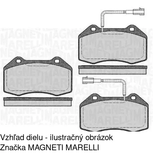 Brzdové dosky POLCAR S70-0598 - obr. 3