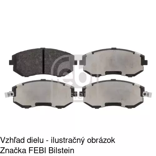 Brzdové dosky POLCAR S70-0601