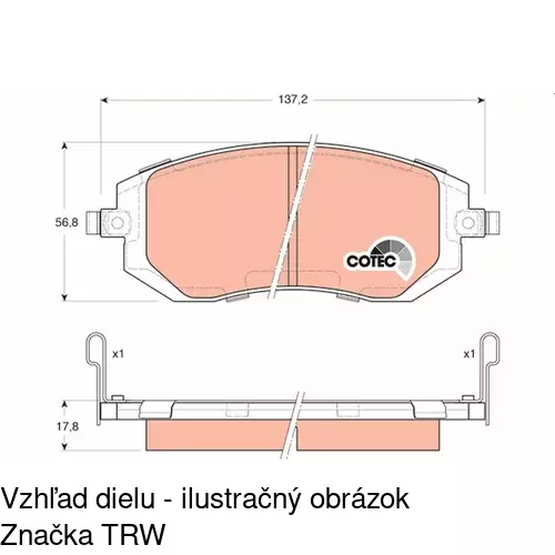 Brzdové dosky POLCAR S70-0601 - obr. 5