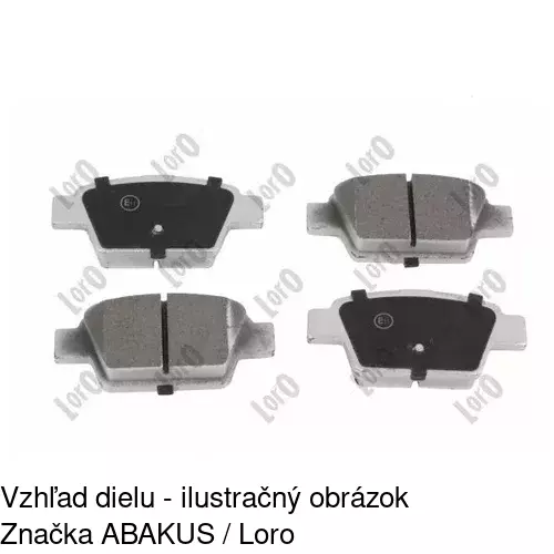 Brzdové dosky POLCAR S70-1119 - obr. 5