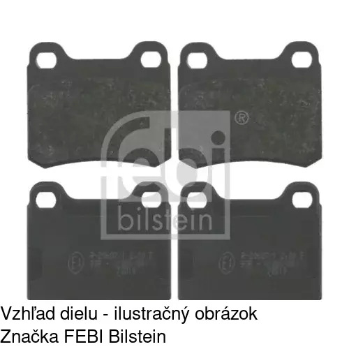 Brzdové dosky POLCAR S70-1166 - obr. 2