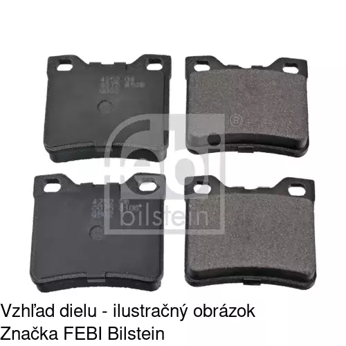 Brzdové dosky POLCAR S70-1195 - obr. 2