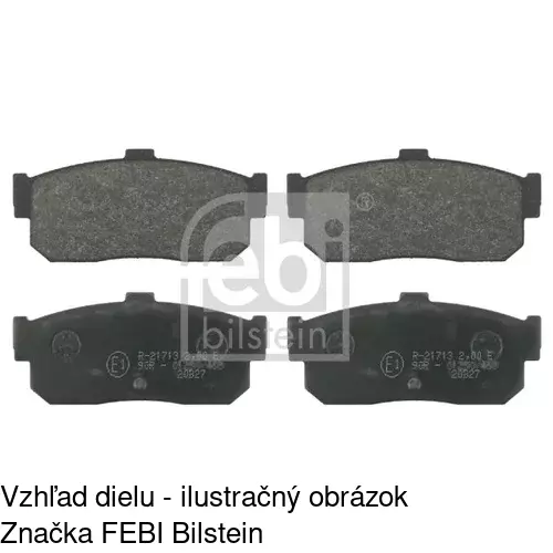 Brzdové dosky POLCAR S70-1360 - obr. 4