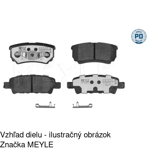 Brzdové dosky POLCAR S70-1361 - obr. 3