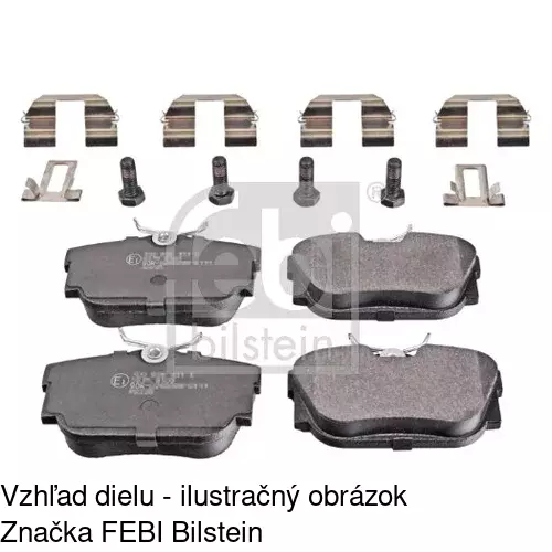 Brzdové dosky POLCAR S70-1500 - obr. 3