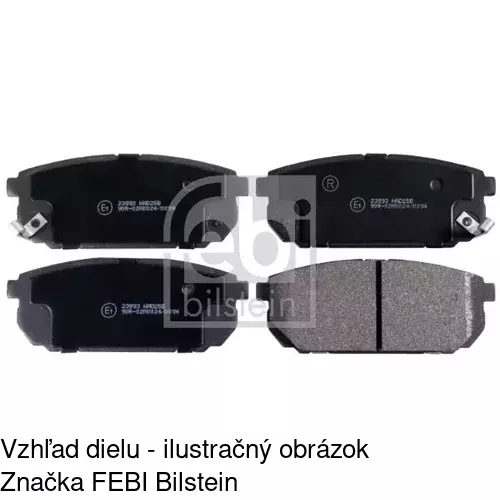 Brzdové dosky POLCAR S70-1570 - obr. 5