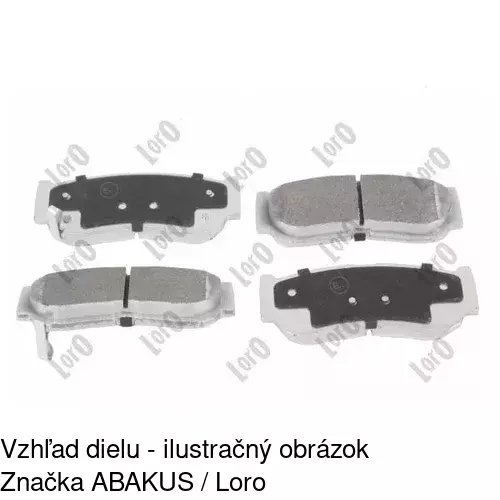 Brzdové dosky POLCAR S70-1573 - obr. 3