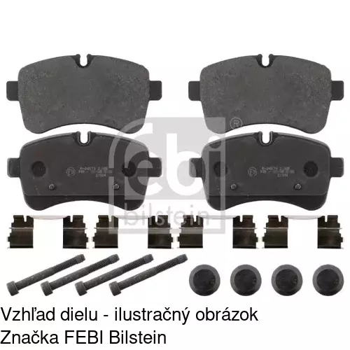 Brzdové dosky POLCAR S70-1605 - obr. 2