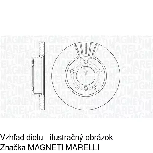 Brzdový kotúč POLCAR S71-0078S - obr. 4