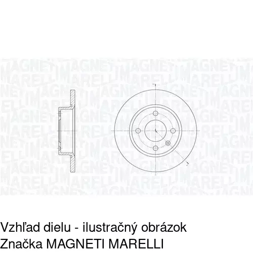 Brzdový kotúč POLCAR S71-0105 - obr. 3