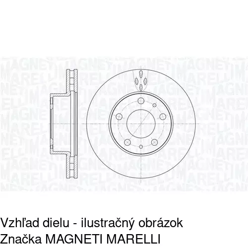 Brzdový kotúč POLCAR S71-0266