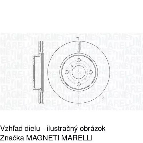 Brzdový kotúč POLCAR S71-0384