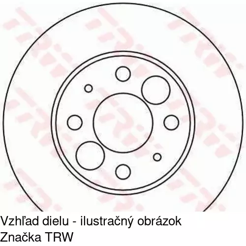 Brzdový kotúč POLCAR S71-2102 - obr. 1