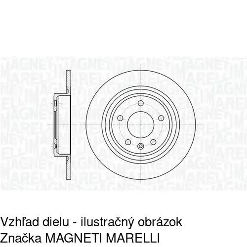 Brzdový kotúč POLCAR S71-2347 - obr. 1