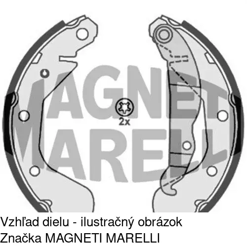 Brzdové čeľuste POLCAR S72-1005 - obr. 5