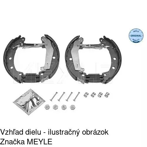 Brzdové čeľuste POLCAR S72-1011 - obr. 2