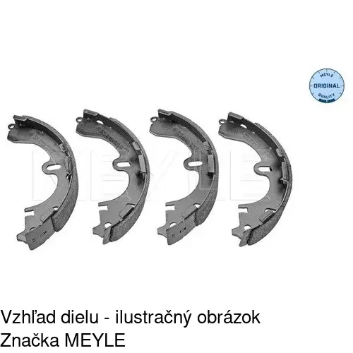 Brzdové čeľuste S72-1020 /POLCAR/ - obr. 1