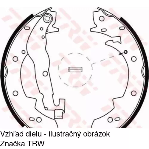 Brzdové čeľuste POLCAR S72-1023 - obr. 5