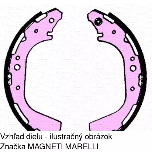 Brzdové čeľuste POLCAR S72-1063 - obr. 5