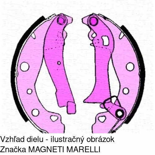 Brzdové čeľuste POLCAR S72-1088 - obr. 4