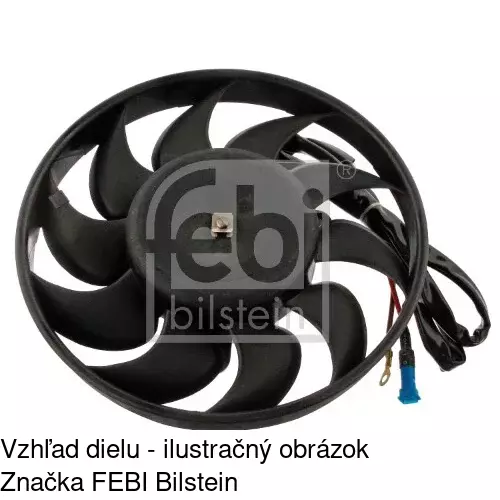 Ventilátor bez krytu / podpery POLCAR 130723U4 - obr. 2