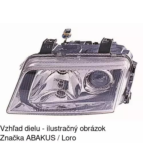 Hlavný reflektor POLCAR 1324101U - obr. 2