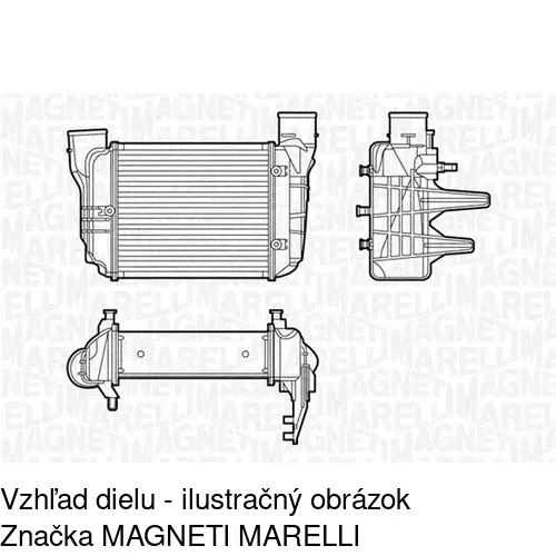 Chladiče vzduchu (Intercoolery) POLCAR 1325J8-1 - obr. 3