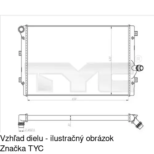 Chladiče vody POLCAR 133108-4 - obr. 1