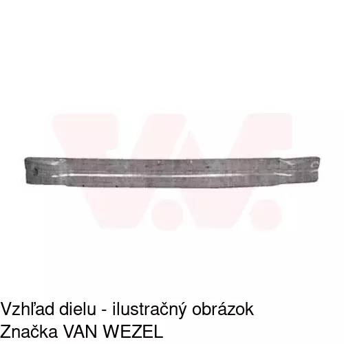 Výstuha nárazníka 133707-4 /POLCAR/ - obr. 1