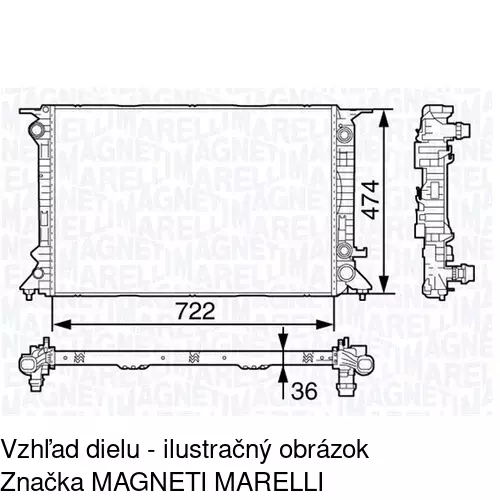 Chladiče vody POLCAR 133708-2