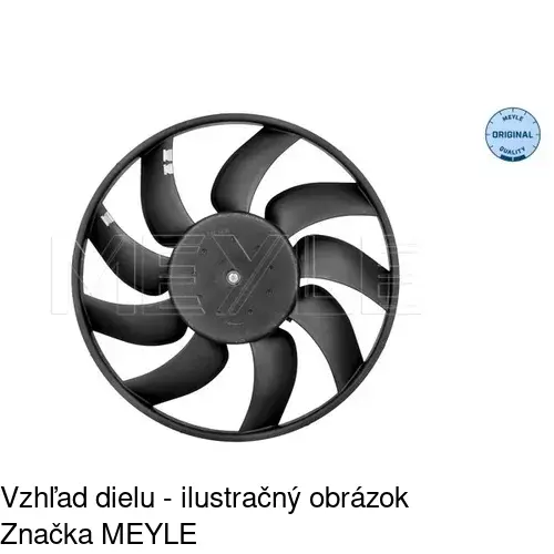 Ventilátor bez krytu / podpery POLCAR 133723U1 - obr. 4