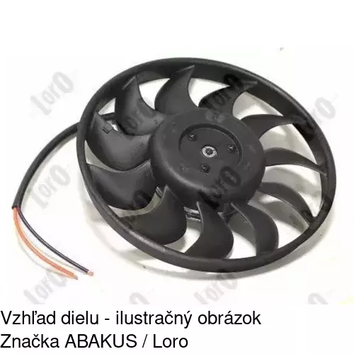 Ventilátor bez krytu / podpery POLCAR 133823U2 - obr. 5