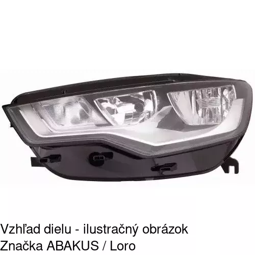 Hlavný reflektor POLCAR 13E109-H - obr. 3