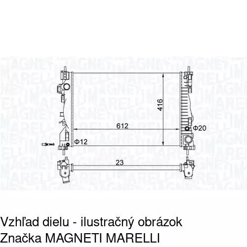 Chladiče vody POLCAR 142108A3