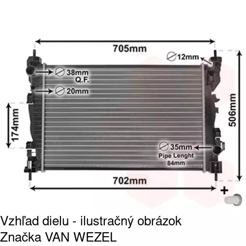 Chladiče vody POLCAR 142108A3 - obr. 4