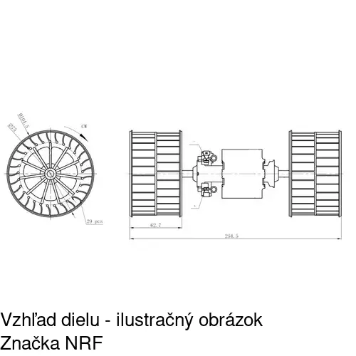 Ventilátory kúrenia POLCAR 2005NU1X - obr. 3