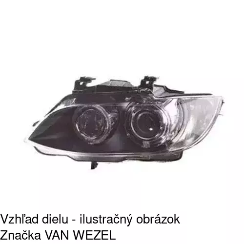 Hlavný reflektor POLCAR 2041091U - obr. 2