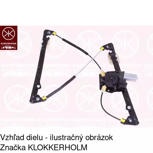 Elektrický mechanizmus okna dverí POLCAR 20D1PSE2E - obr. 3