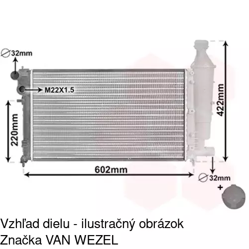 Chladiče vody POLCAR 2307081X - obr. 5