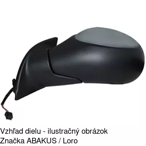 Vonkajšie zrkadlo POLCAR 2315524S