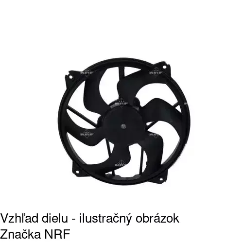 Ventilátory chladičov POLCAR 232623W1