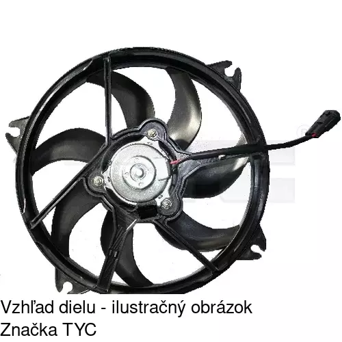 Ventilátory chladičov POLCAR 232923W1